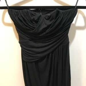 Express sweetheart black dress sz s